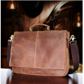Superior Genuine Full Grain Cow-Hide Leather Briefcase/ Messenger Bag/ Laptop Bag