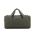Carry-on 55cm weekender canvas duffle bag in Green