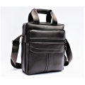 Black Messenger / Shoulder Bag in Black