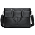 Large Capacity Briefcase / Laptop Travel Bag - In Brown or Black