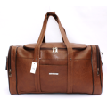 Vintage Pu Leather Weekender / Duffel Bag