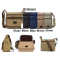 Canvas Crossbody / Shoulder Messenger Bag