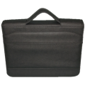 Professional Faux Leather Handle, Zip-Around  Business Portfolio - Black
