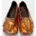 A Pair of Coppered Ballet Shoes