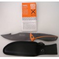 Bear Grylls Gut Hook Knife Complete with Pouch in Box