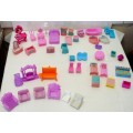 Something for Every Room - 42 Pieces of Plastic Dolls Furniture