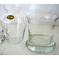 A Selection of 4 Glass Vases