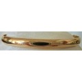 A Solid 9ct Yellow Gold Bangle