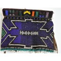 A Hand Made Xhosa Maidens Apron - Glass Beads & Leather Strips