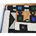 Another Stunning Hand Made Glass Bead on Canvas African Wall Hanging