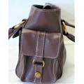 A Stylish Dark Brown Leather Handbag by Joshua Taylor