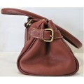 A Light Brown Genuine Leather Handbag
