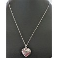 'Daddy's Little Girl' A very Cute Sterling Silver Necklace with Heart Shaped Pendant