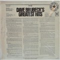 A Single Vinyl LP - Dave Brubeck - His Greatest Hits