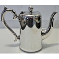 A Vintage Silver Plated Coffee Pot By Walker and Hall of Sheffield 1928