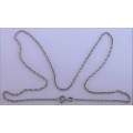 A Thin Sterling Silver Necklace Chain