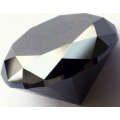 BETTER THAN MOISSANITE - 4.50Ct.*(9 MM) Black Round Cut Diamond Simulate - Finest Diamond Simulates