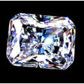 DIAMOND SIMULATE - 6.05 Ct. (10 x 8 mm) RADIANT Cut Diamond Simulate - Finest Diamond Simulate