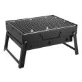 Outdoor Folding Barbecue Grill Patio Camping Garden Stainless Steel Portable Set