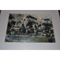 Rare Marjorie Wallace Mixed Media Painting