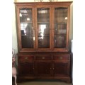 Vintage Teak bookcase - excellent condition - Length 132cm, width 46cm, height 2m