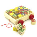 30-PIECE ABC BLOCK CART & WOODEN NUMERIC COMPUTATION SET