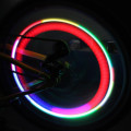 LED multicolor spoke light for bike wheels