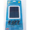 QUALITY SOLAR CHARGER /3 X LED LIGHT /BID IS FOR 5 CHARGERS !!