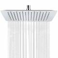 RAINFALL SHOWER HEAD 200MM X 200MM SQUARE ...STAINLESS STEEL