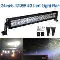 120W 4 D LED LIGHT BAR ...SIZE 600MMM....SUPER BRIGHT....ALUMINIUM BODY AND BRACKETS !!