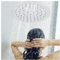 ULTA MODERN  SHOWER HEAD AND FITTING / 200 x 200 mm /EASY CLEANING NOZZLE / VERY LTD STOCK LEFT !!