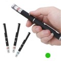 HIGH POWER GREEN LASER POINTER...5 INTERCHANGEABLE HEADS...DURABLE QUALITY !