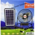 SOLAR 8" FAN WITH LIGHTING SYSTEM...ONE OF A KIND...IDEAL FOR CAMPING OR DURING LOAD SHEDDING