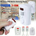 Wireless PIR Motion Sensor Alarm With 2 Remotes and Mount Bracket, Secure your Home and family NOW !