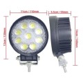 MOTORCYCLE /CAR /LDV 27W 5D PMMA LENS SUPER BRIGHT 9 LED LIGHTWEIGHT ALUMINIUM SPOT LIGHT