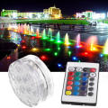10LED RGB Submersible Waterproof Pool Wedding/Party Vase Light+Remote Control,3 x AAA Batteries incl