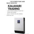 3KVA/3000VA 24V Pure Sinewave Hybrid Inverter ,Built In 60AMP Solar Charge Controler and 50A Charger