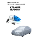 CAR COVER & 12V CAR VACUUM COMBO-LARGE WATERPROOF CAR COVER-QUALITY AT A BARGAIN PRICE-LTD STOCK !!