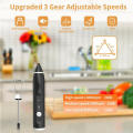 Mixer Milk Frother Handheld USB Rechargeable Drink Foam / Froth Maker 3-Speed