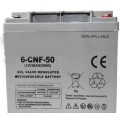 50ah 12v DEEP CYCLE GEL LONG LIFE BATTERY-IDEAL FOR SOLAR and STANDBY POWER-VALVE REGULATED