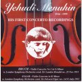 YEHUDI MENUHIN - Bruch and Elgar concerti (CD) CD GSE 78-50-79 LI EX