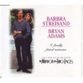 BARBRA STREISAND & BRYAN ADAMS - I finally found someone (CD single) MAXCD 022 EX
