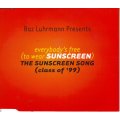 BAZ LUHRMANN  - Everybody`s free (to wear sunscreen) (CD single) CDEMS (WS) 166