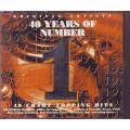 40 YEARS OF NUMBER 1`S - Compilation (double CD, fatbox) 40 YEARS CD 1 EX