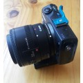 Canon EOS-M with adapter & 50mm f/1.8 lens