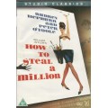 HOW TO STEAL A MILLION AUDREY HEPBURN PETER O'TOOLE DVD MOVIE