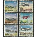 Botswana 1984 International Civil Aviation 40th Anniv Sc349-54 Complete Used 0489