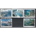 South Africa 1993 Harbours Of South Africa Sc#844-8 Complete Difficult To Get Postally Used Set 0020