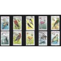 South Africa 1999 Migratory Species Sc#1140-9Complete Difficult to Get Postal Used Sets 0283