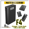 NITECORE F4 Charger / Power Bank + Micro USB Cable